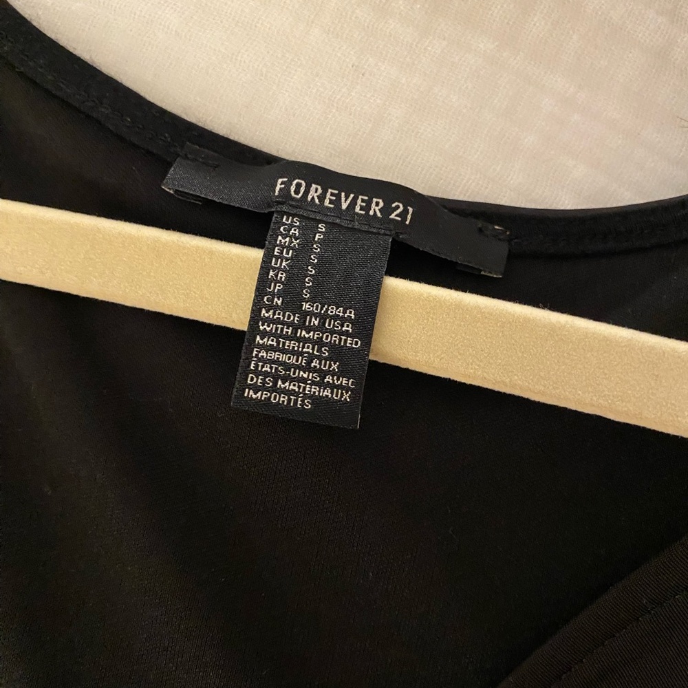Forever 21 Black Long Sleeve Dress - Picture 5 of 6